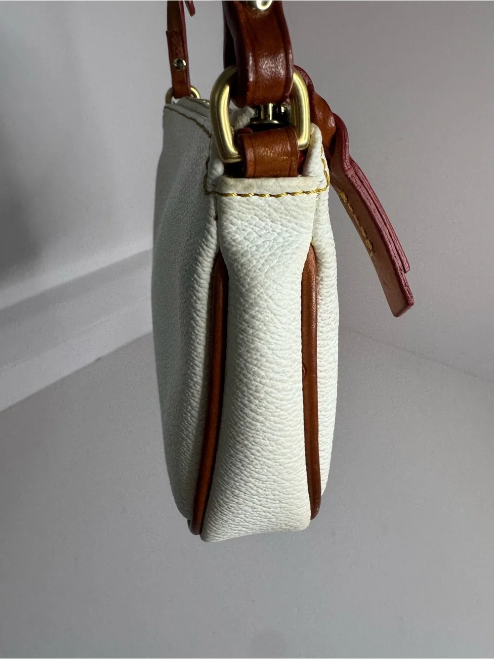 #380 Dooney & Bourke Lexi Small Pebbled Leather Crossbody Bag